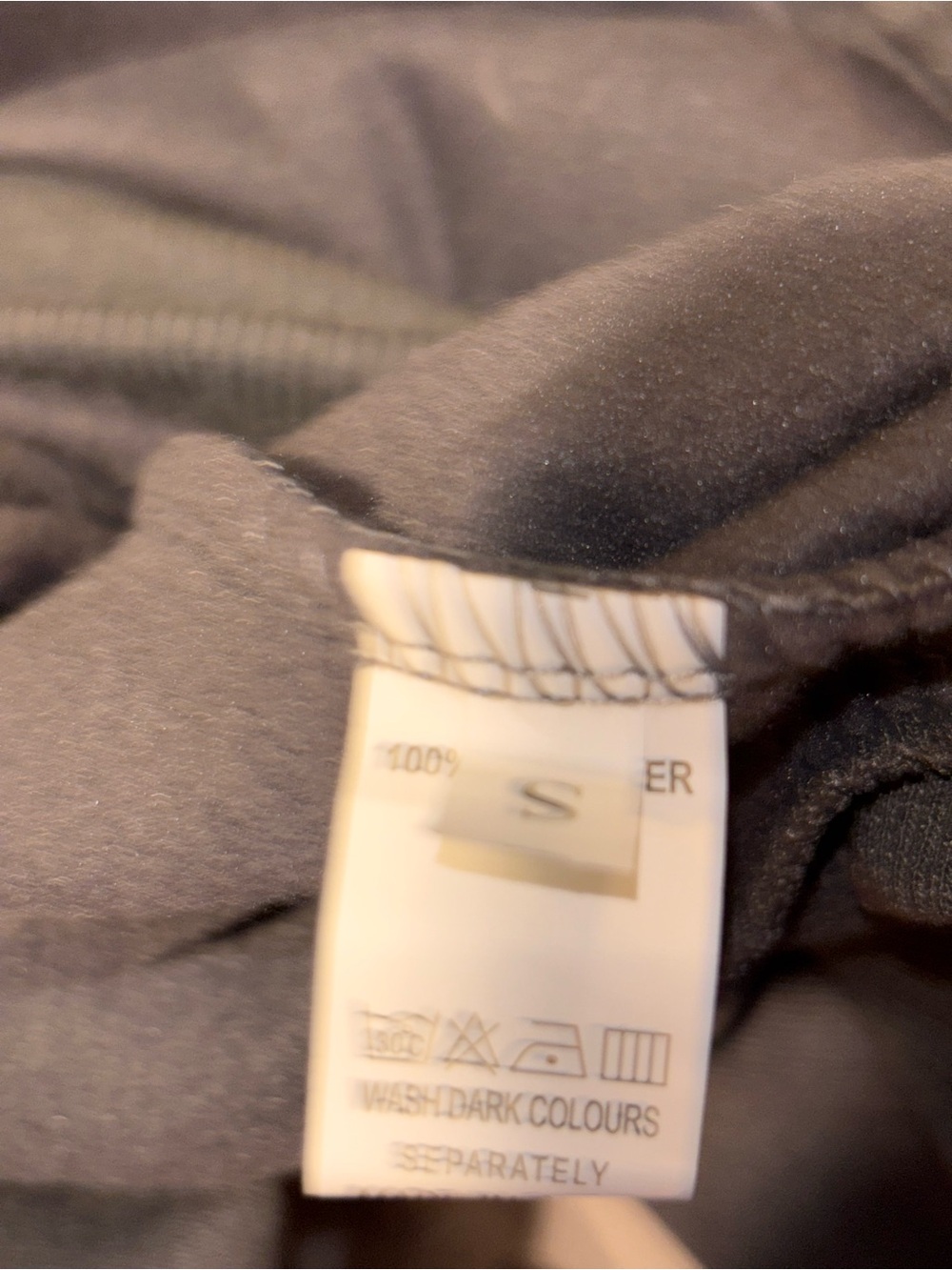 Dark Grey Pink Bow Hoodie Coquette Sweatshirt Cozy Athleisure XS - Picture 4 of 7